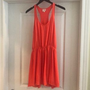 Parker Coral Short Racer Back Dress